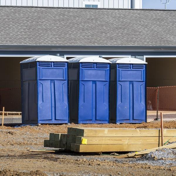 Heavy-duty construction site porta potty in Mount Vernon, Washington